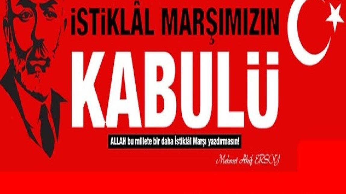 12 Mart İstiklal Marşımızın Kabulü ve Mehmet Akif'i Anma  İl Programı